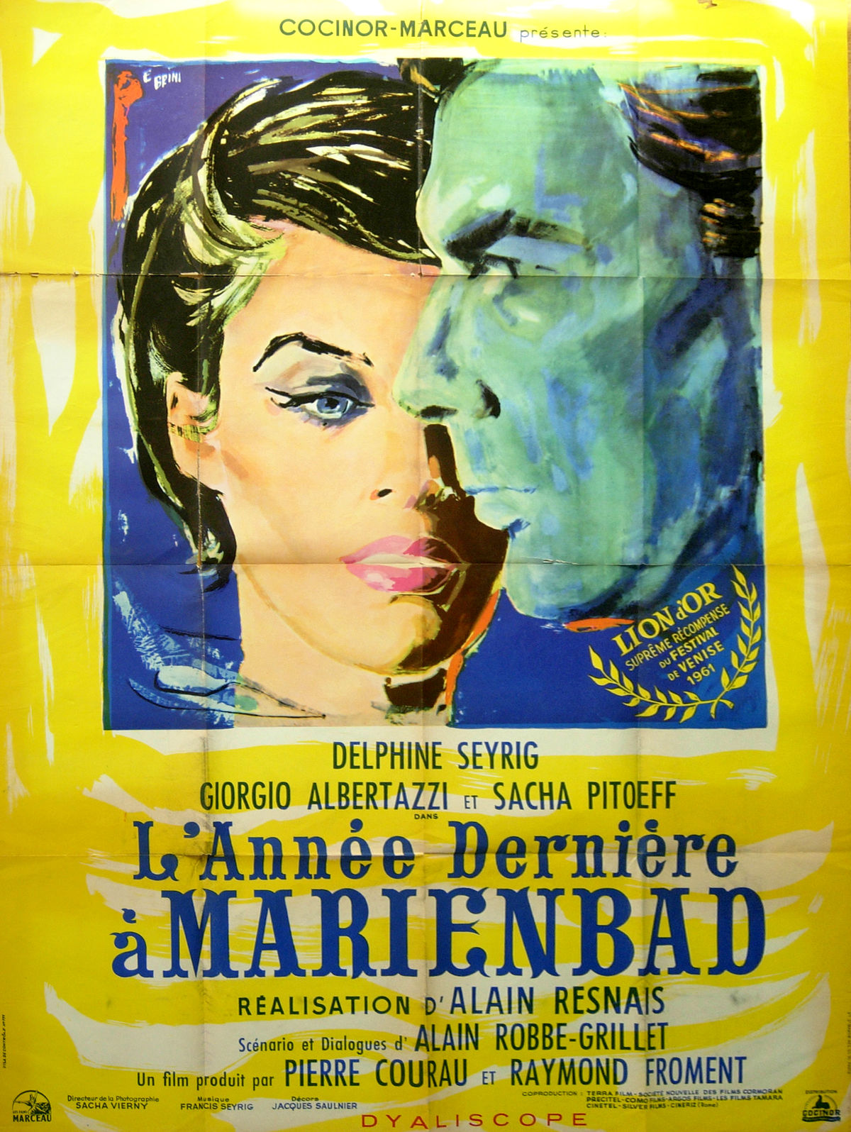 Lannée Dernière à Marienbad Affiche Cine 5612