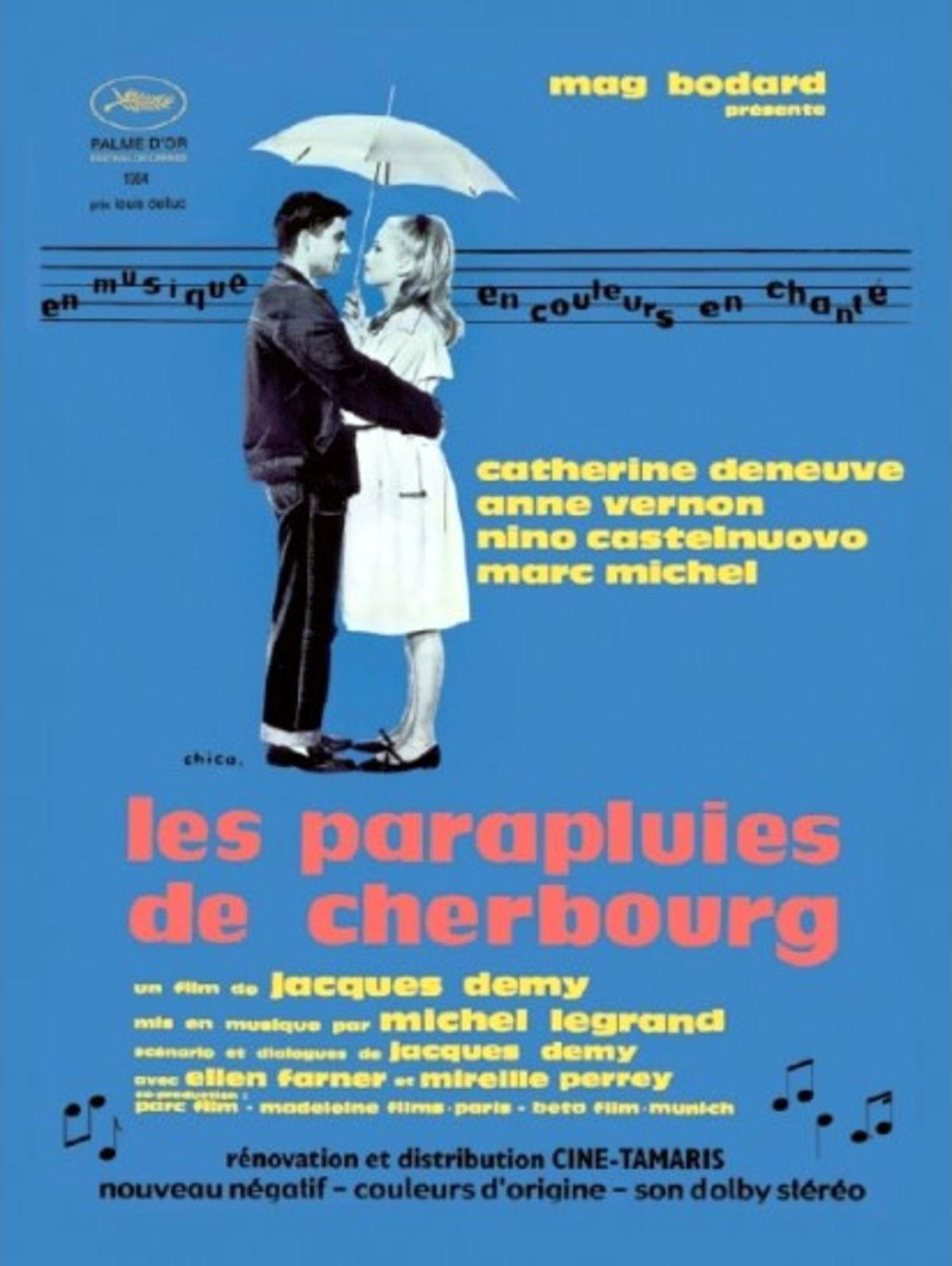 Les Parapluies de Cherbourg Affichecine