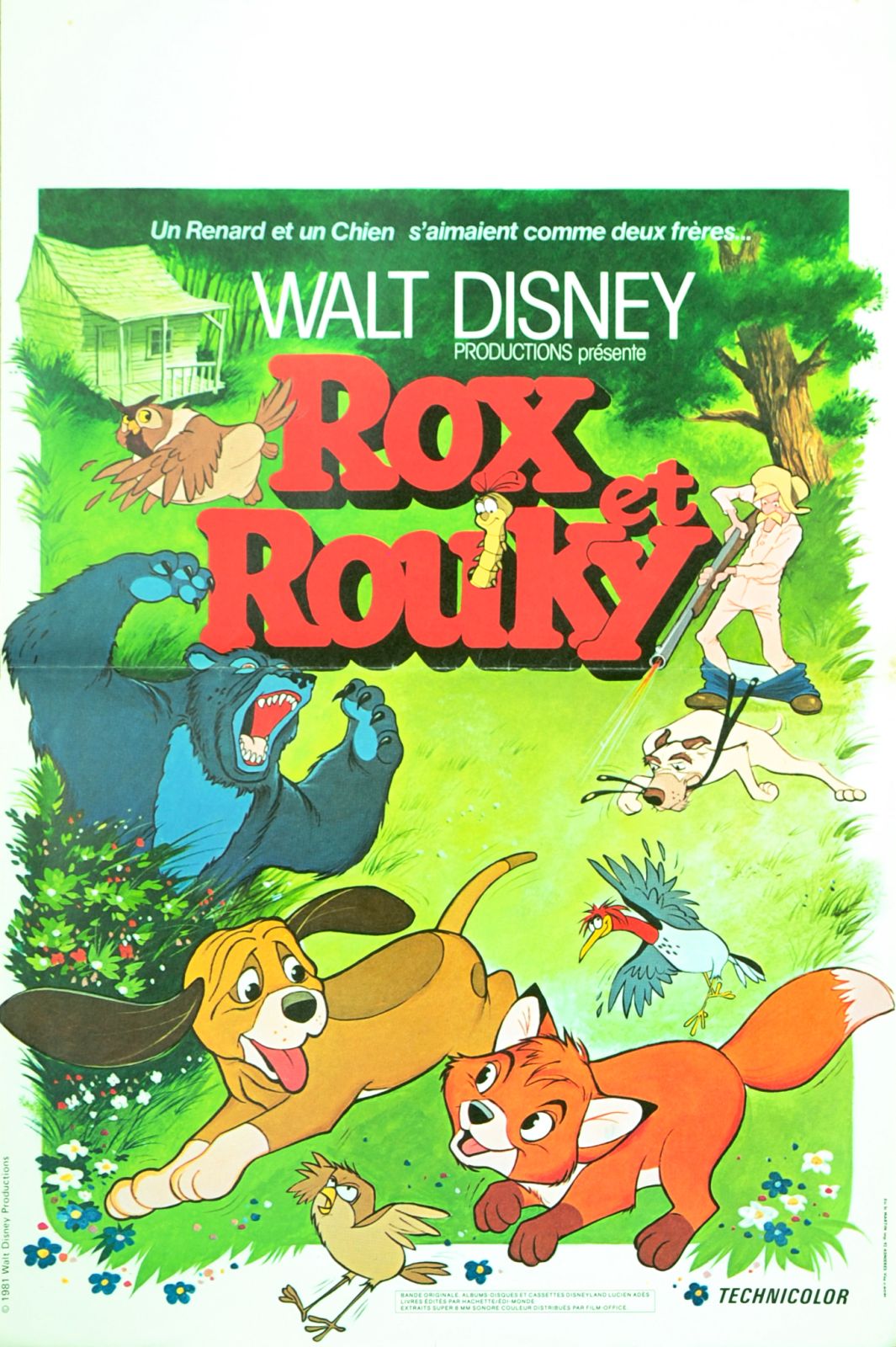 Rox Et Rouky Affiche Cine