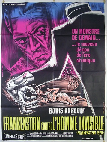 Frankenstein contre l'Homme Invisible