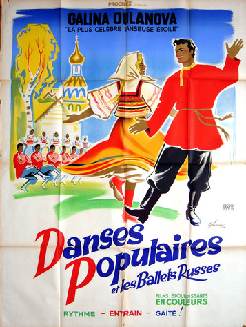 Danses populaires et les ballets russes