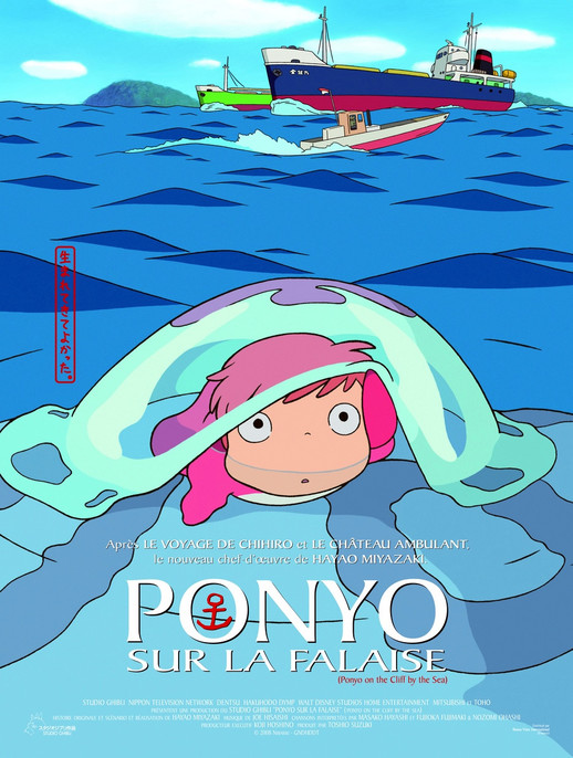 Ponyo sur la falaise