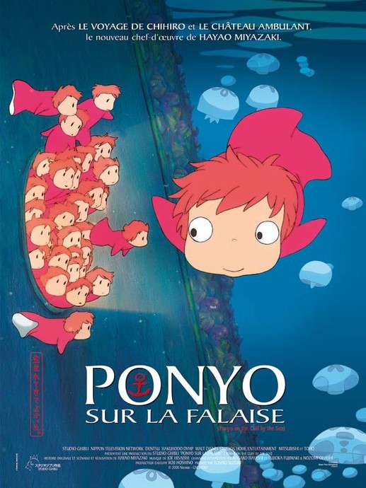 Ponyo sur la falaise